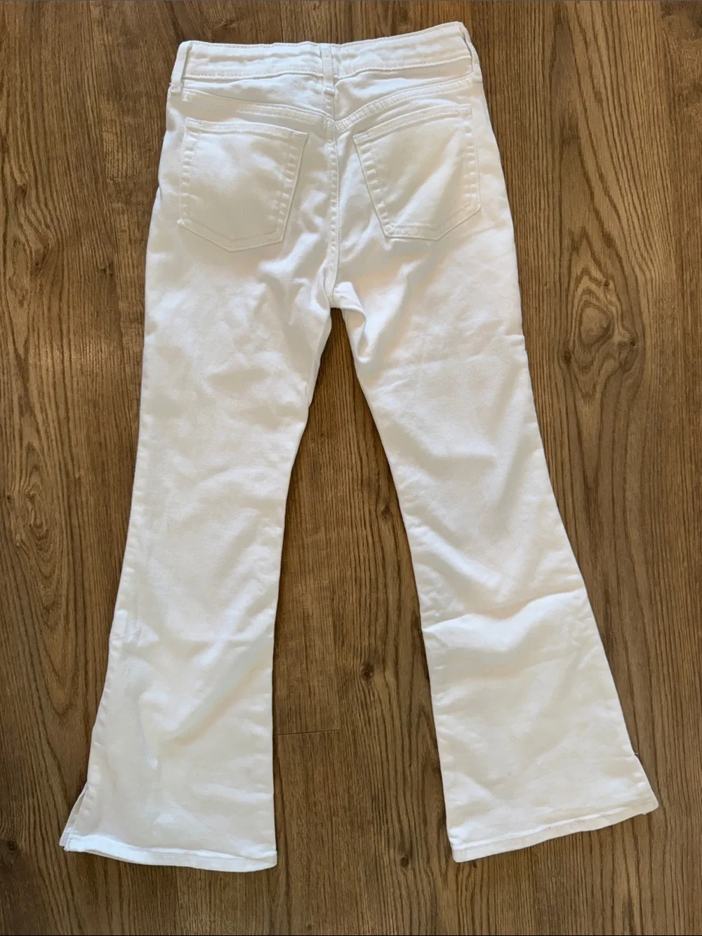 GAP Kids White 70’s Flare Jeans